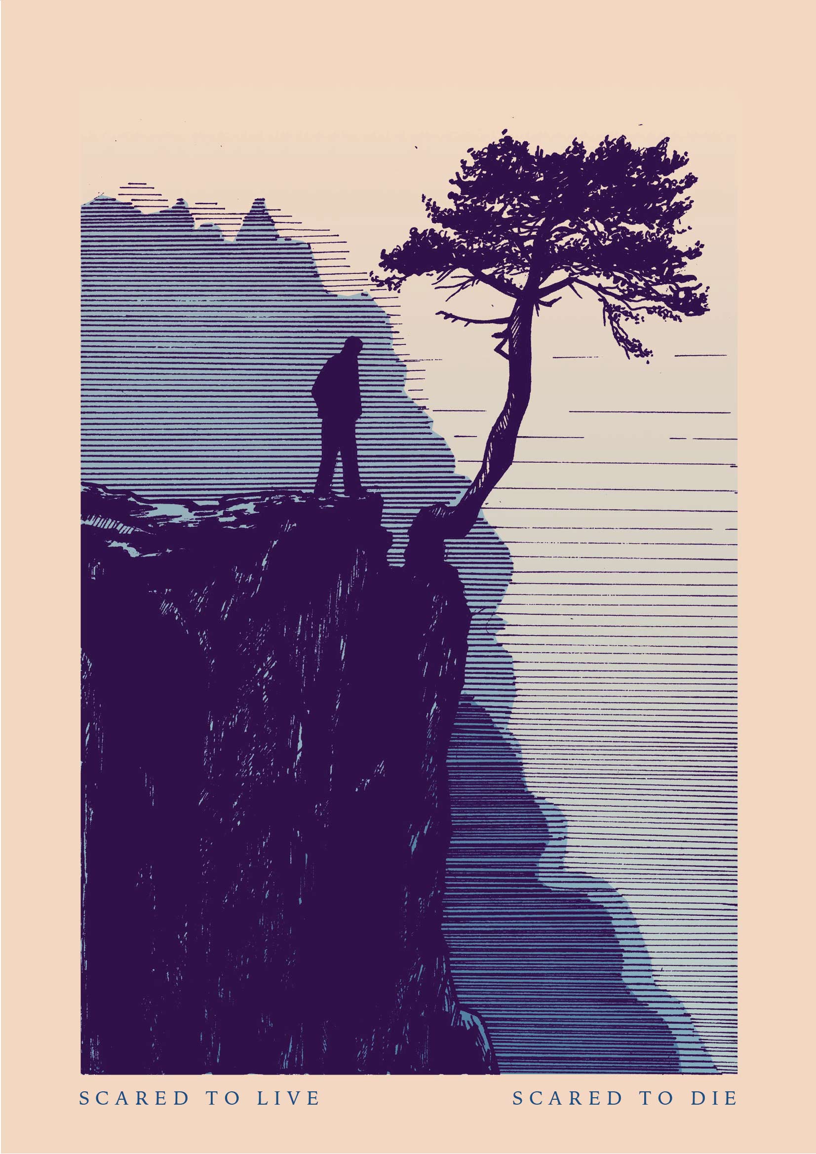 Scared To Live, Scared To Die | Giclee Print