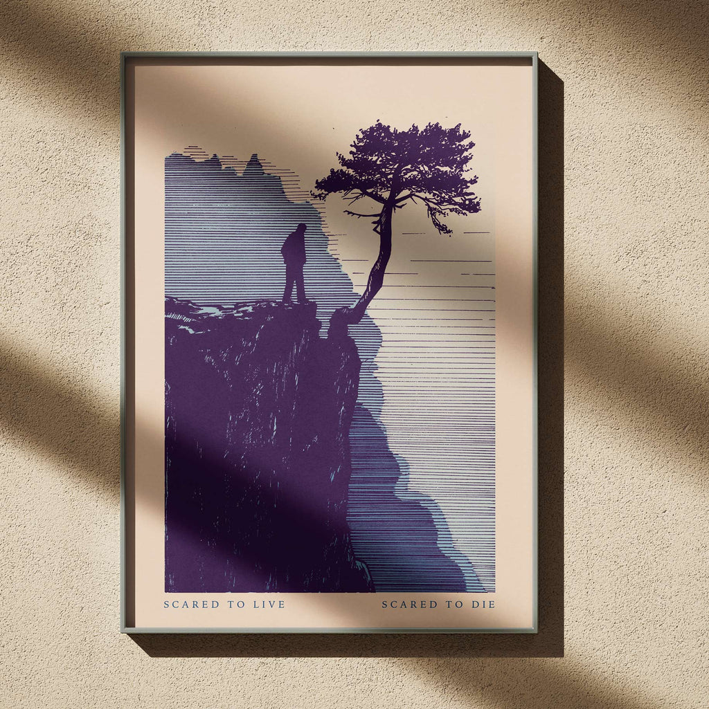 Scared To Live, Scared To Die | Giclee Print