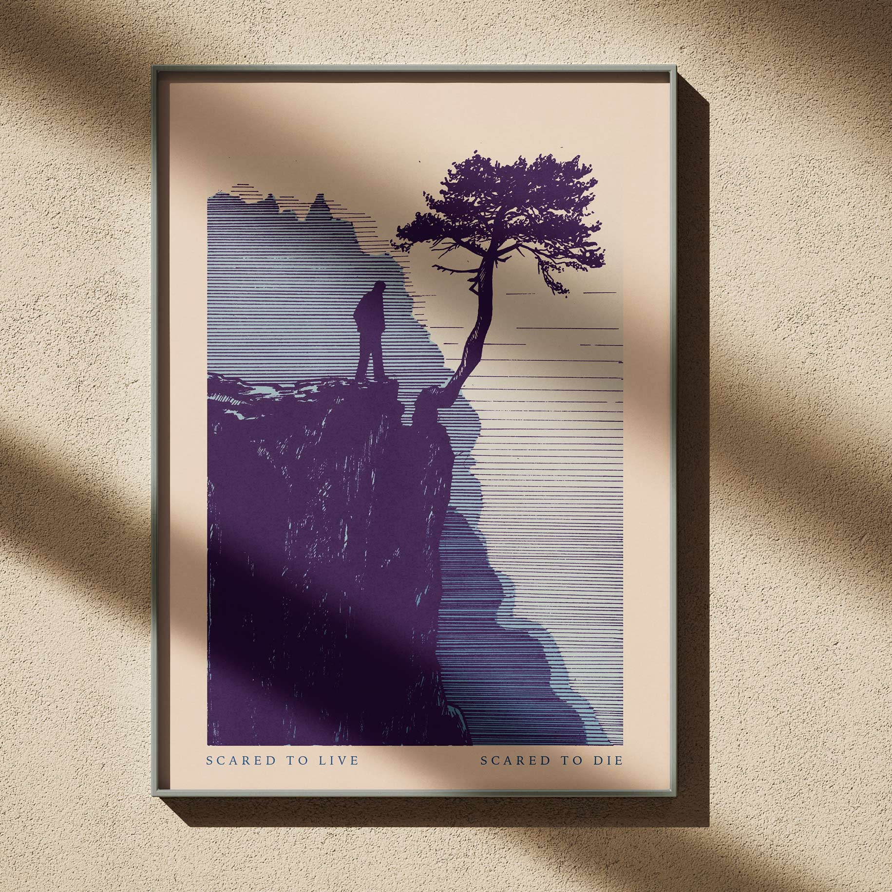 Scared To Live, Scared To Die | Giclee Print