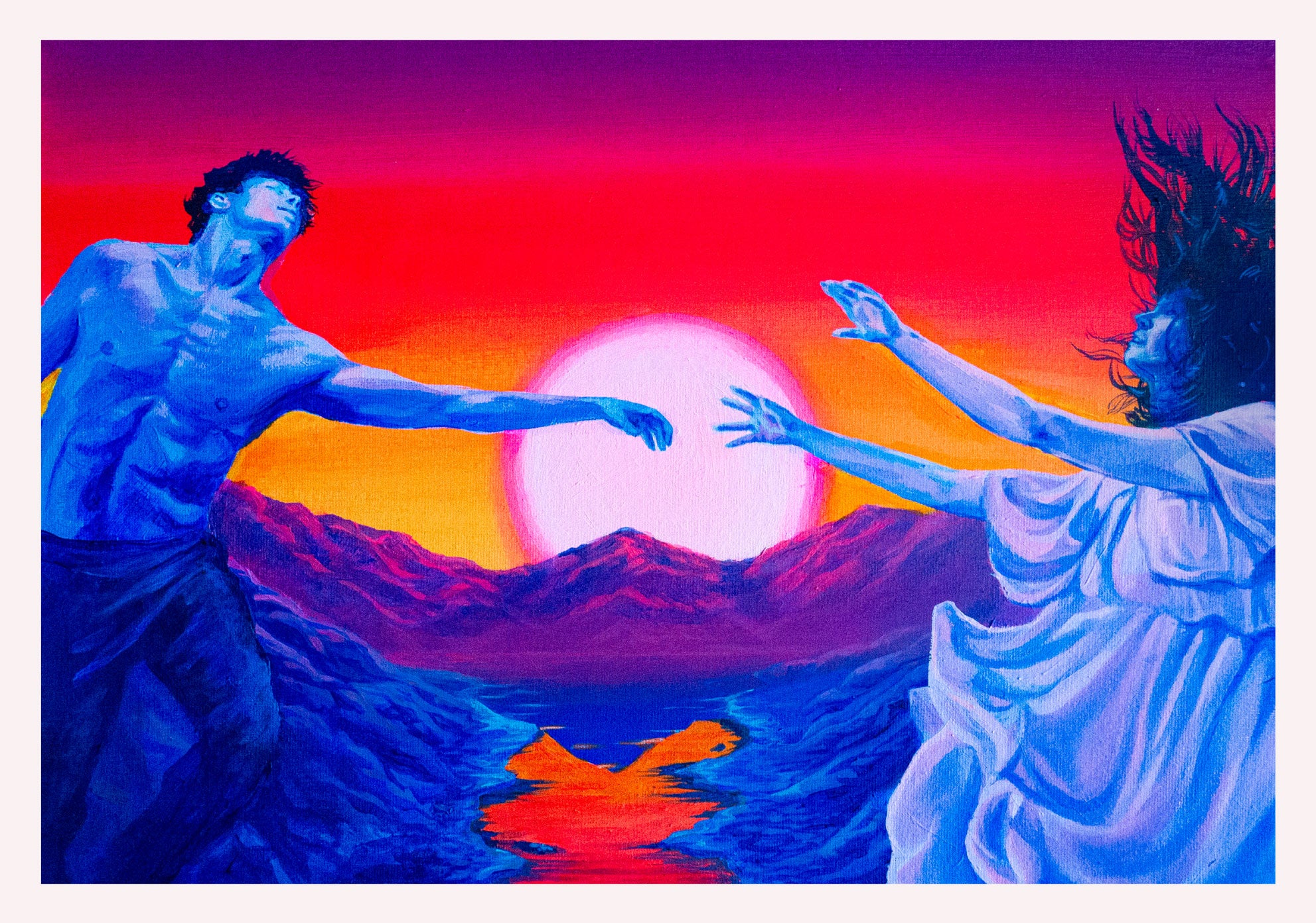 Orpheus & Eurydice | Original Acrylic Painting
