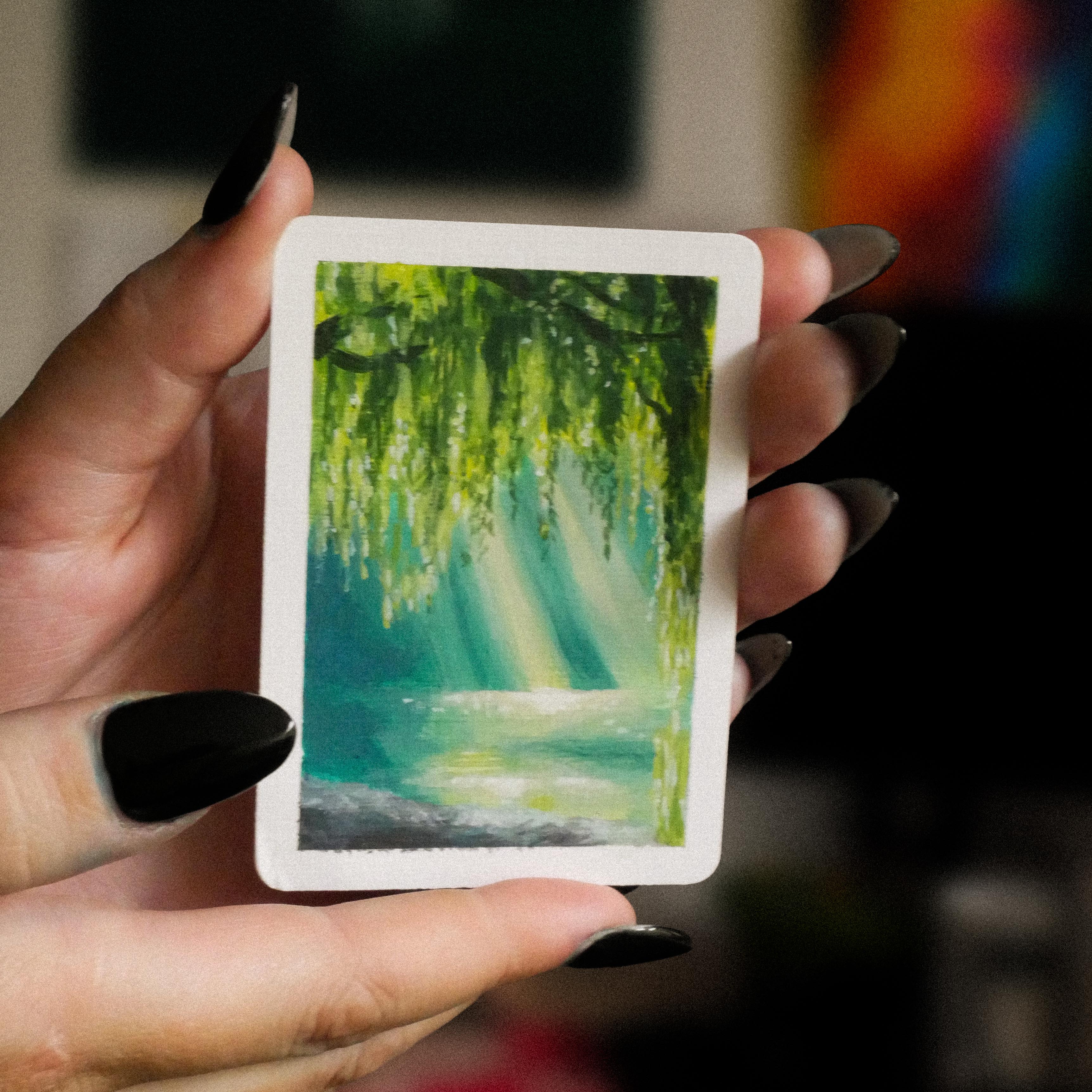 Willow Dancing | Original Acrylic Mini-Painting